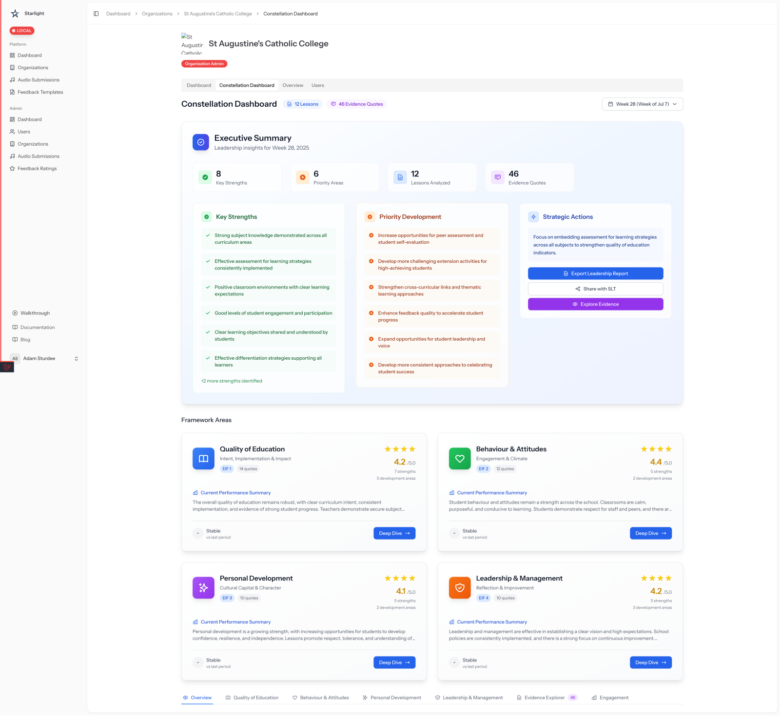 ✨ Introducing Constellation: Real-Time Teaching and Learning Intelligence for School Leaders