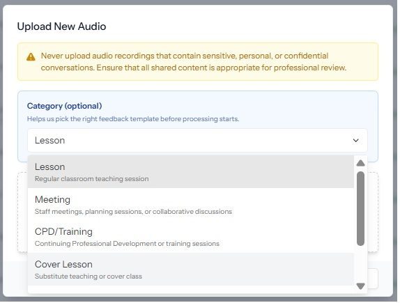 New in Starlight: Smarter Audio Categories for Smarter Feedback
